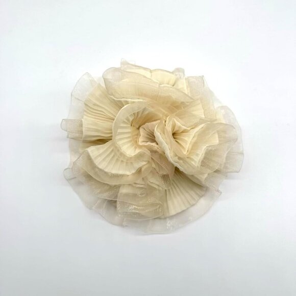 Large Chiffon Organza Hair Scrunchies Set for Women Elegant Ponytail Holders main image 7
